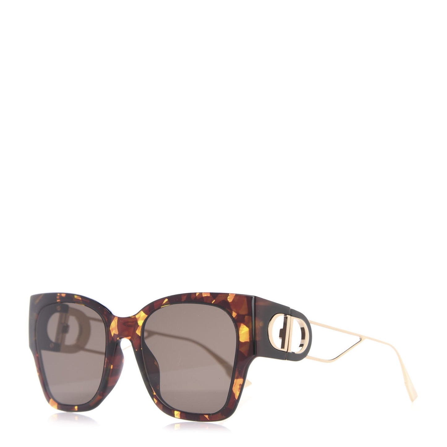 Rectangular 30 Montaigne 1 Sunglasses Tortoise