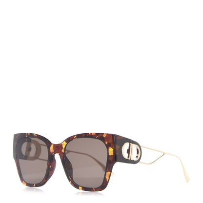 Christian Dior Rectangular 30 Montaigne 1 Sunglasses Tortoise 1 of 10