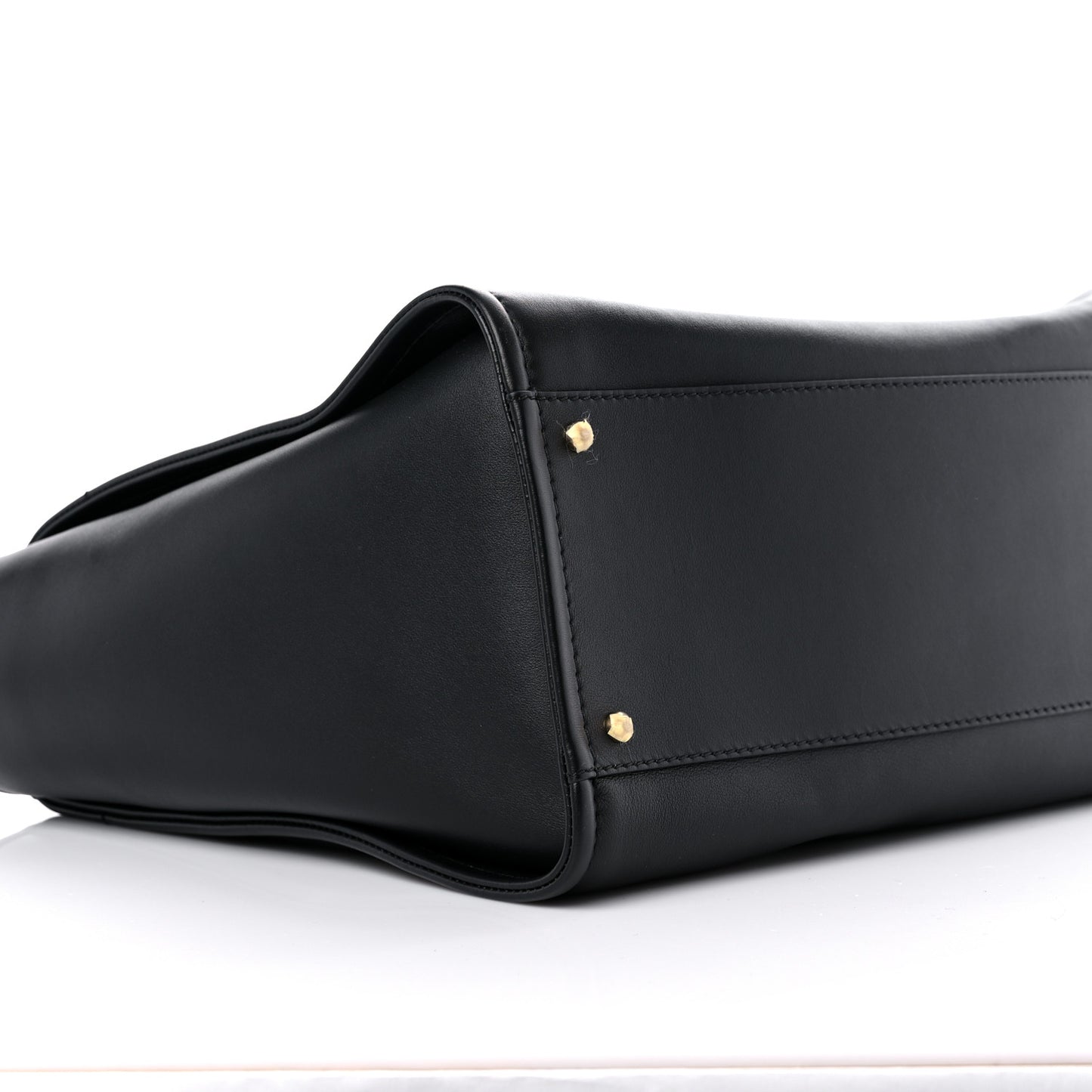 Calfskin Medium Deauville Tote Black Multicolor