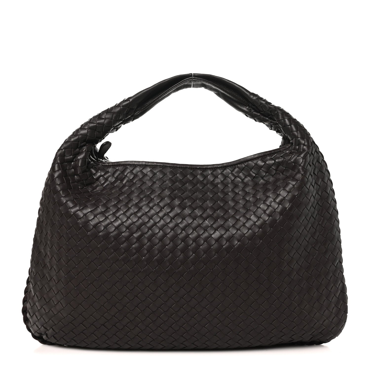 Bottega Veneta Nappa Intrecciato Large Veneta Hobo Ebano 1 of 9