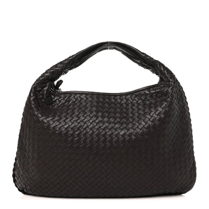 Bottega Veneta Nappa Intrecciato Large Veneta Hobo Ebano 1 of 9