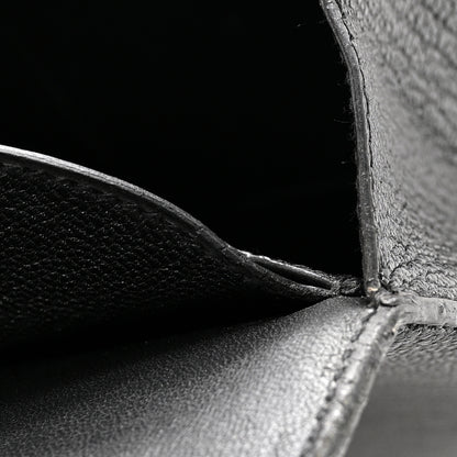 Hermes Chevre Mysore Verrou Clutch Black 11 of 14