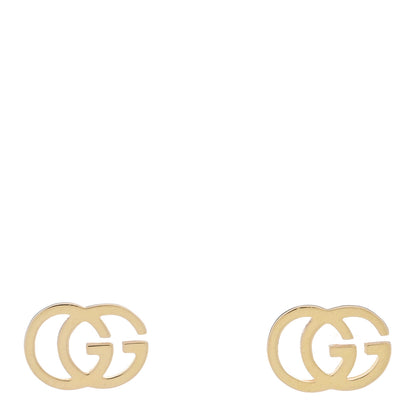 Gucci 18K Yellow Gold Running G Stud Earrings 1 of 5