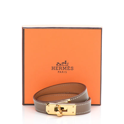 Hermes Swift Kelly Double Tour Bracelet M Etoupe 6 of 6