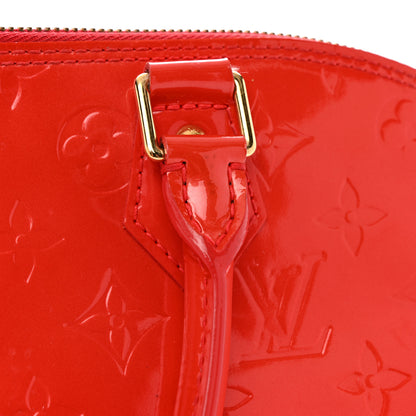 Louis Vuitton Vernis Alma MM Rouge Grenadine 13 of 15