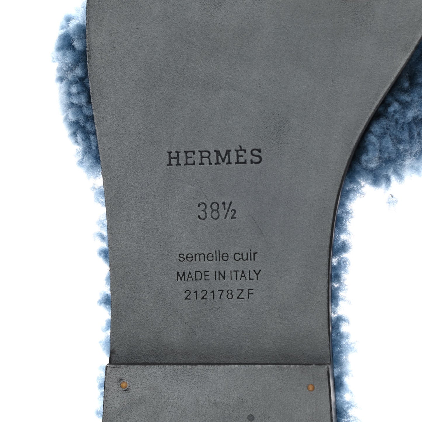 Woolskin Oran Sandals 38.5 Bleu