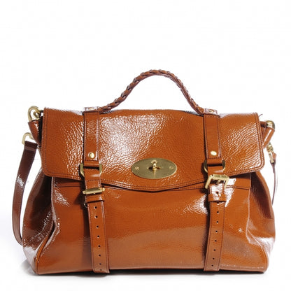 Mulberry Patent Oversized Alexa Oak 1 of 14