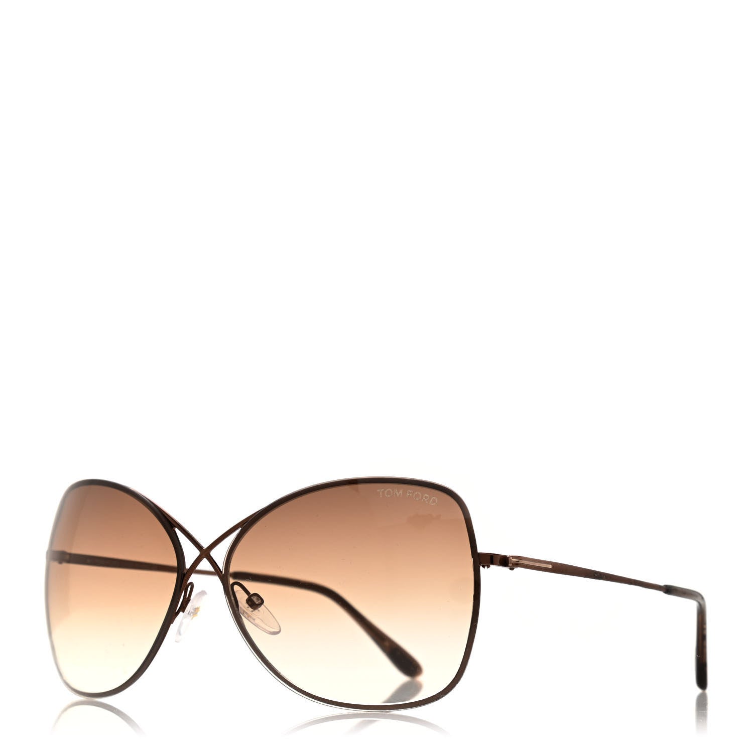 Tom Ford Colette Butterfly Sunglasses TF250 Brown 1 of 7