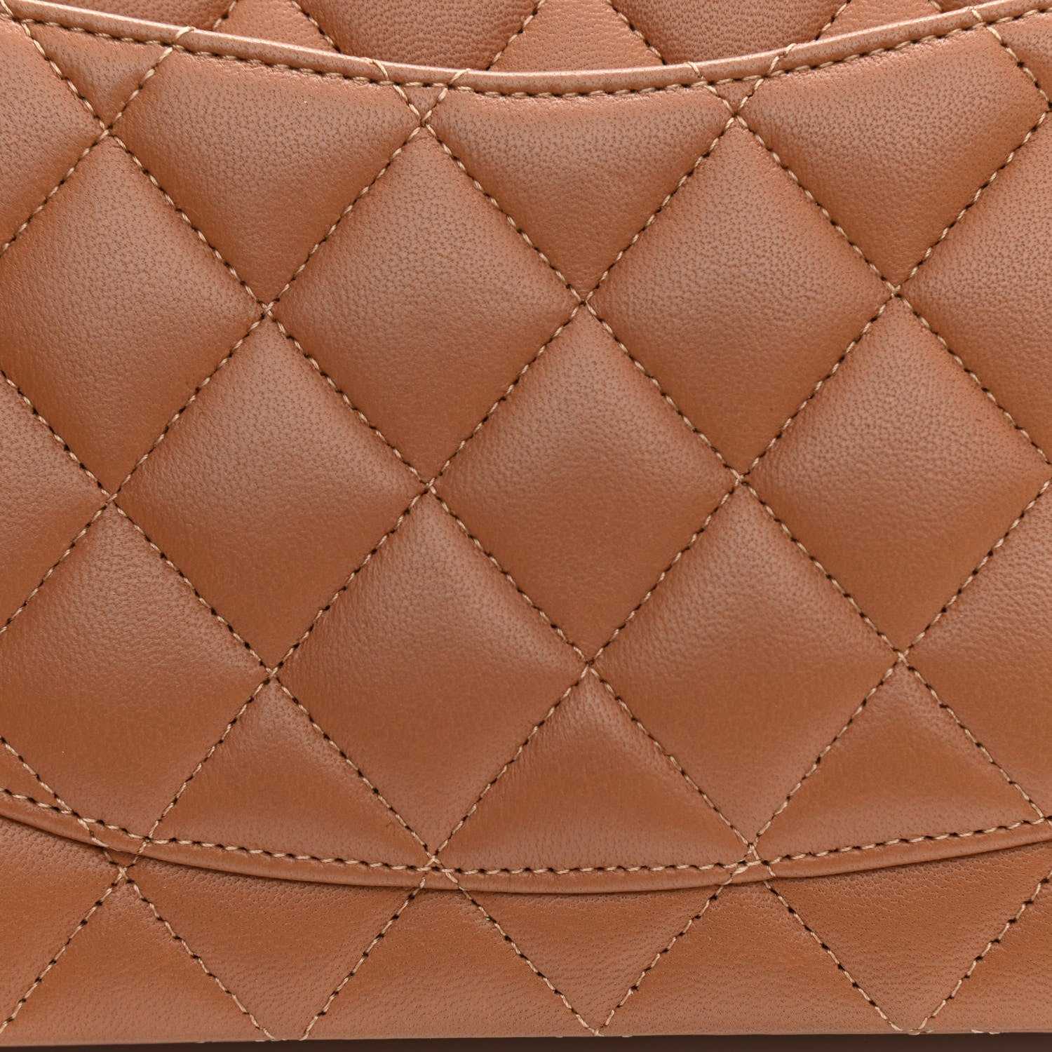 Chanel Lambskin Quilted Small Double Flap Brown 16 of 17