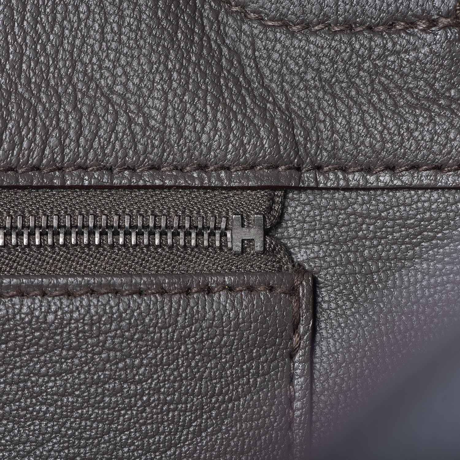 Hermes Taurillon Clemence Birkin 35 Taupe 10 of 33