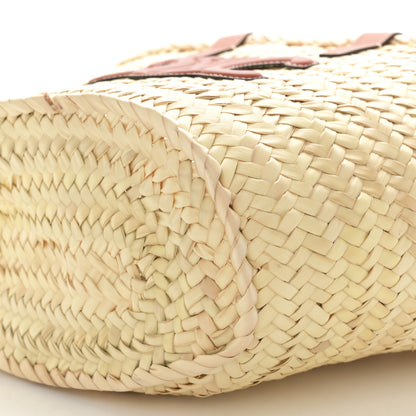 Celine Raffia Calfskin Triomphe Teen Panier Tan 9 of 9