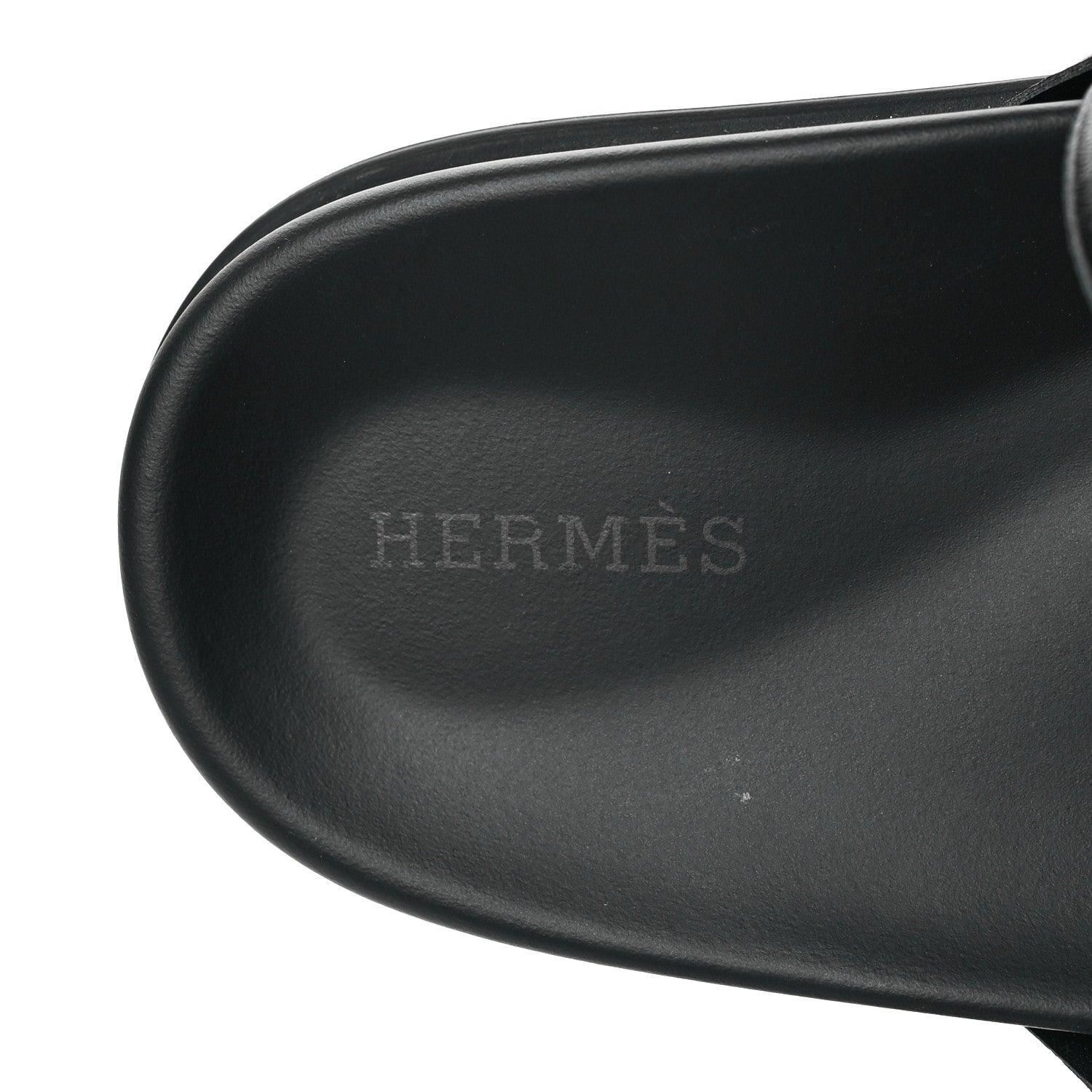 Hermes Nappa Extra Sandals 38 Black 7 of 7
