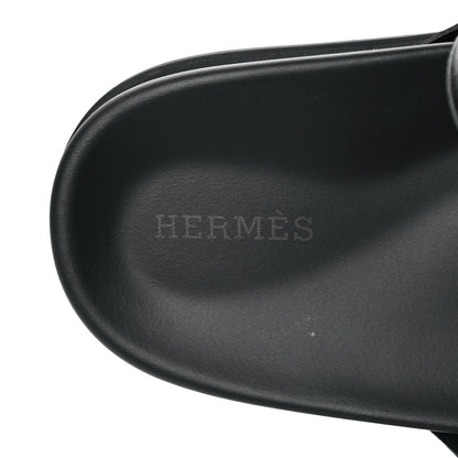 Hermes Nappa Extra Sandals 38 Black 7 of 7