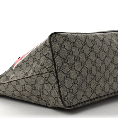 Gucci Soft GG Supreme Monogram Courrier Medium Crossbody Tote Beige New Acero 8 of 9