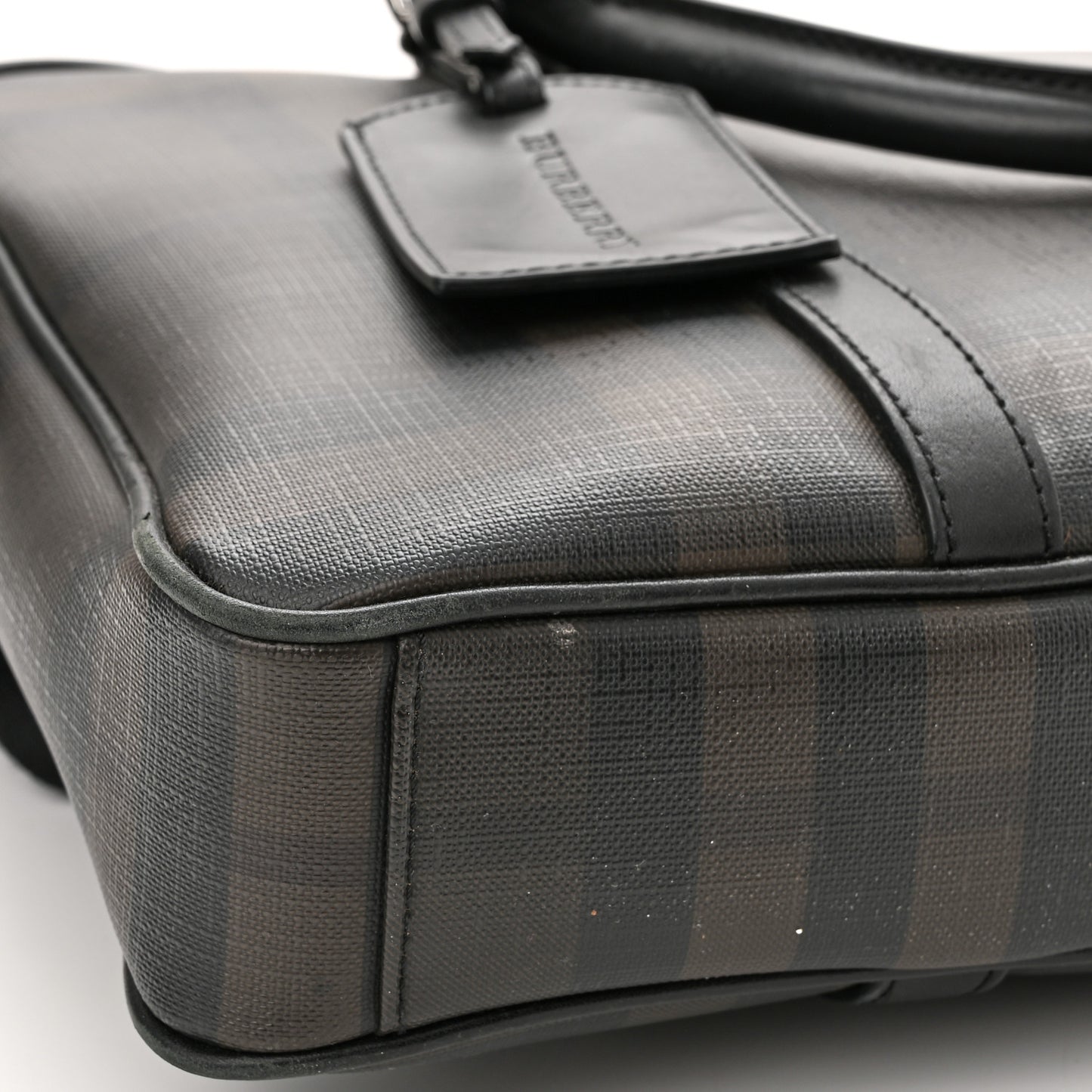 Smoked Check Newburg Briefcase