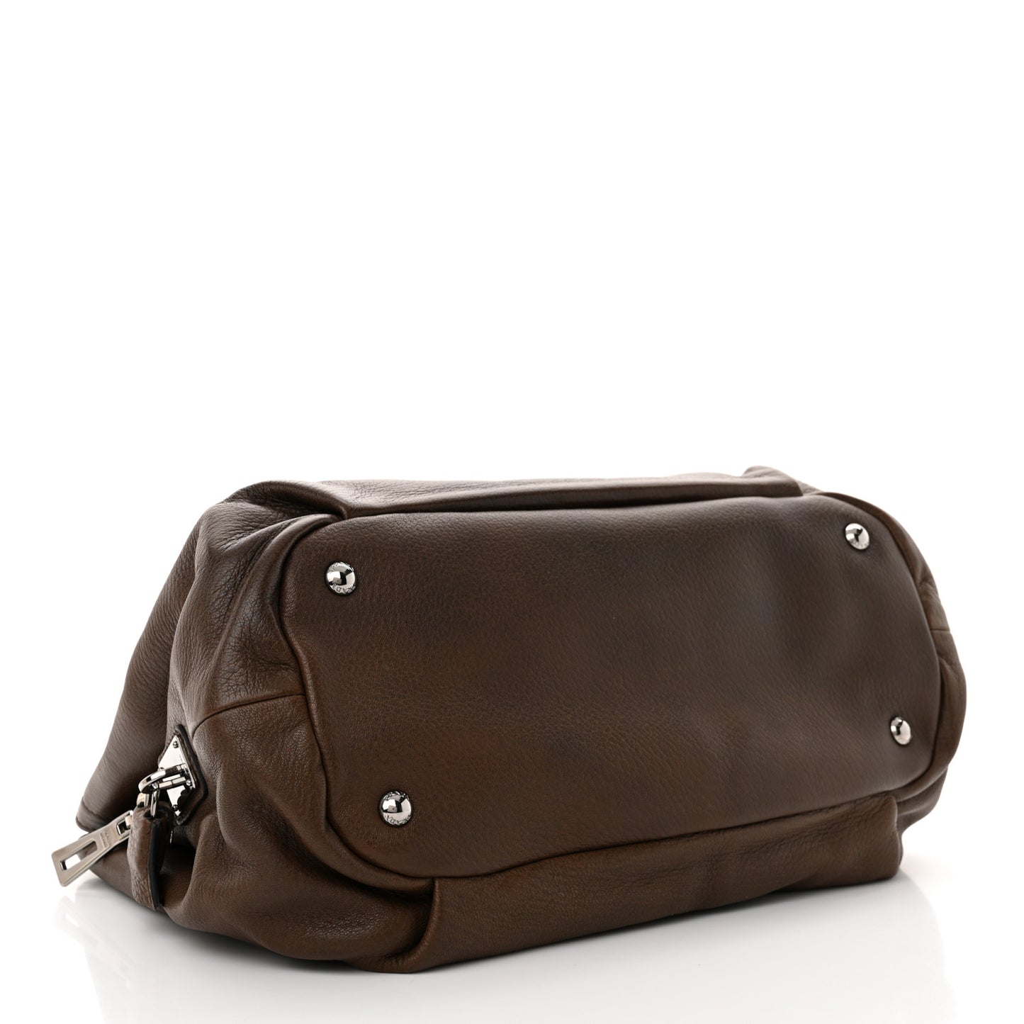 Cervo Deerskin Tote Bruciato
