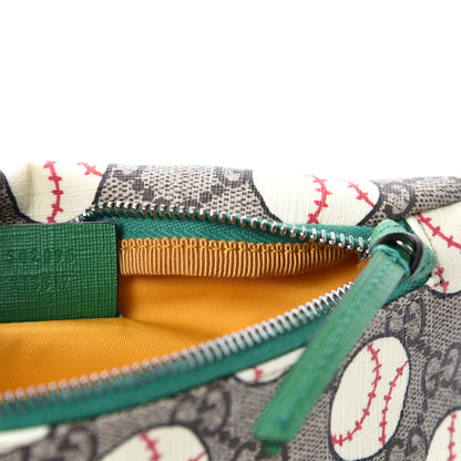Gucci GG Supreme Monogram Baseballs Web Childrens Belt Bag 9 of 10