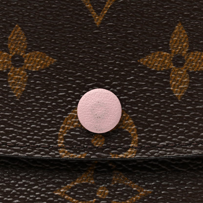 Louis Vuitton Monogram Emilie Wallet Rose Ballerine 8 of 10