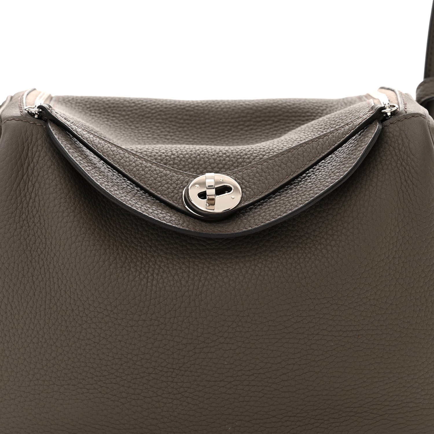Hermes Taurillon Clemence Lindy 26 Etain 8 of 12
