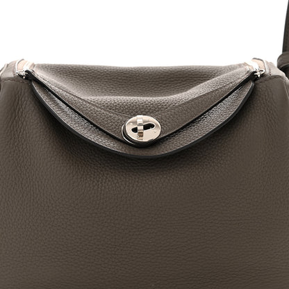 Hermes Taurillon Clemence Lindy 26 Etain 8 of 12