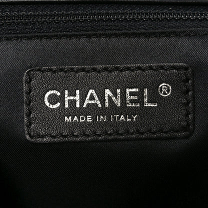 Chanel Velvet Checkered Flap Bag Black 6 of 10
