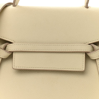 Celine Grained Calfskin Nano Belt Bag Chalk 7 of 9