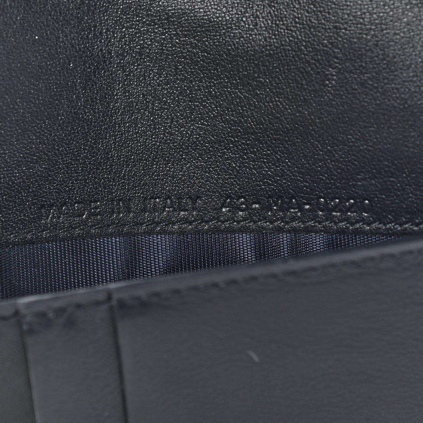 Oblique Passport Holder Blue