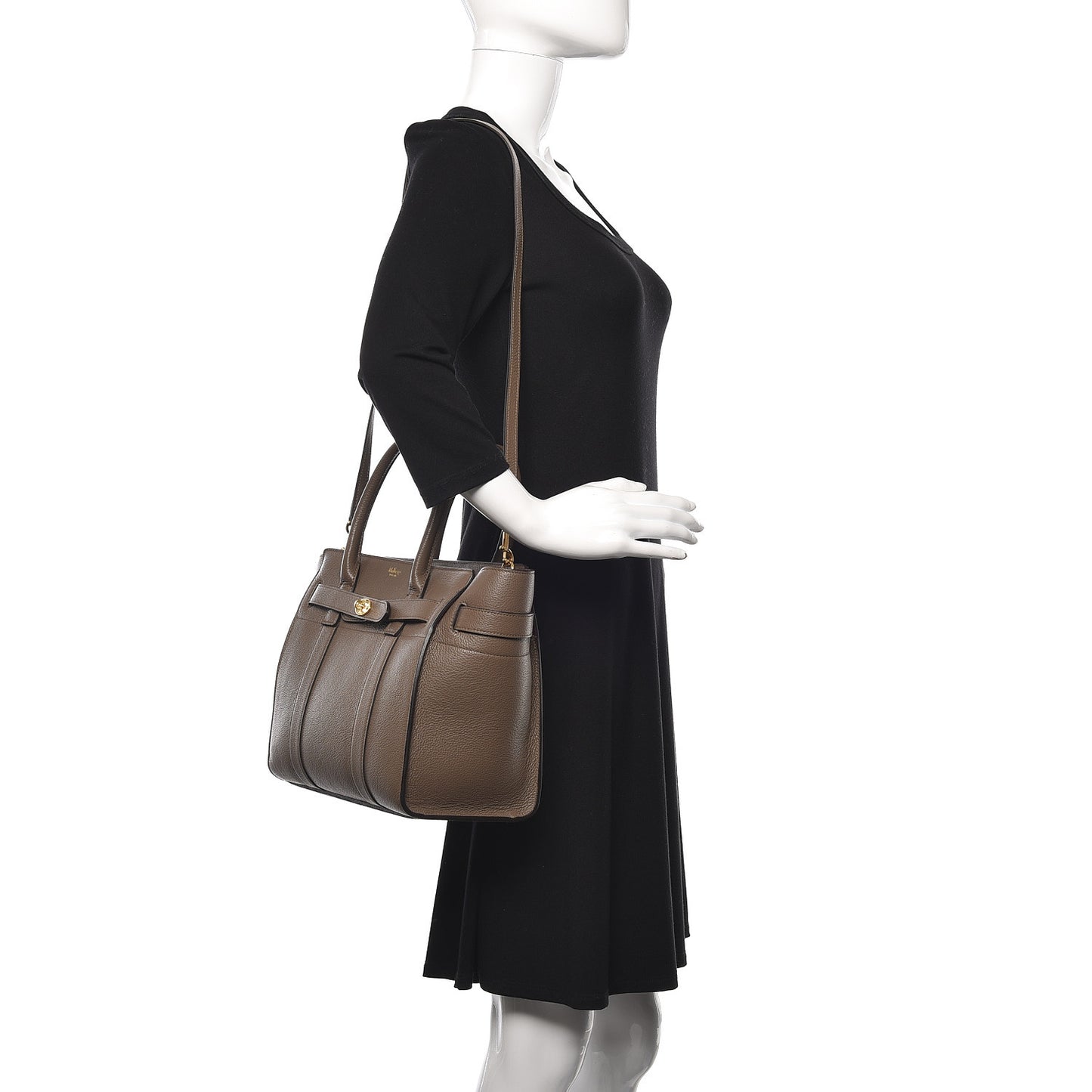 Classic Grain Small Bayswater Zip Tote Clay
