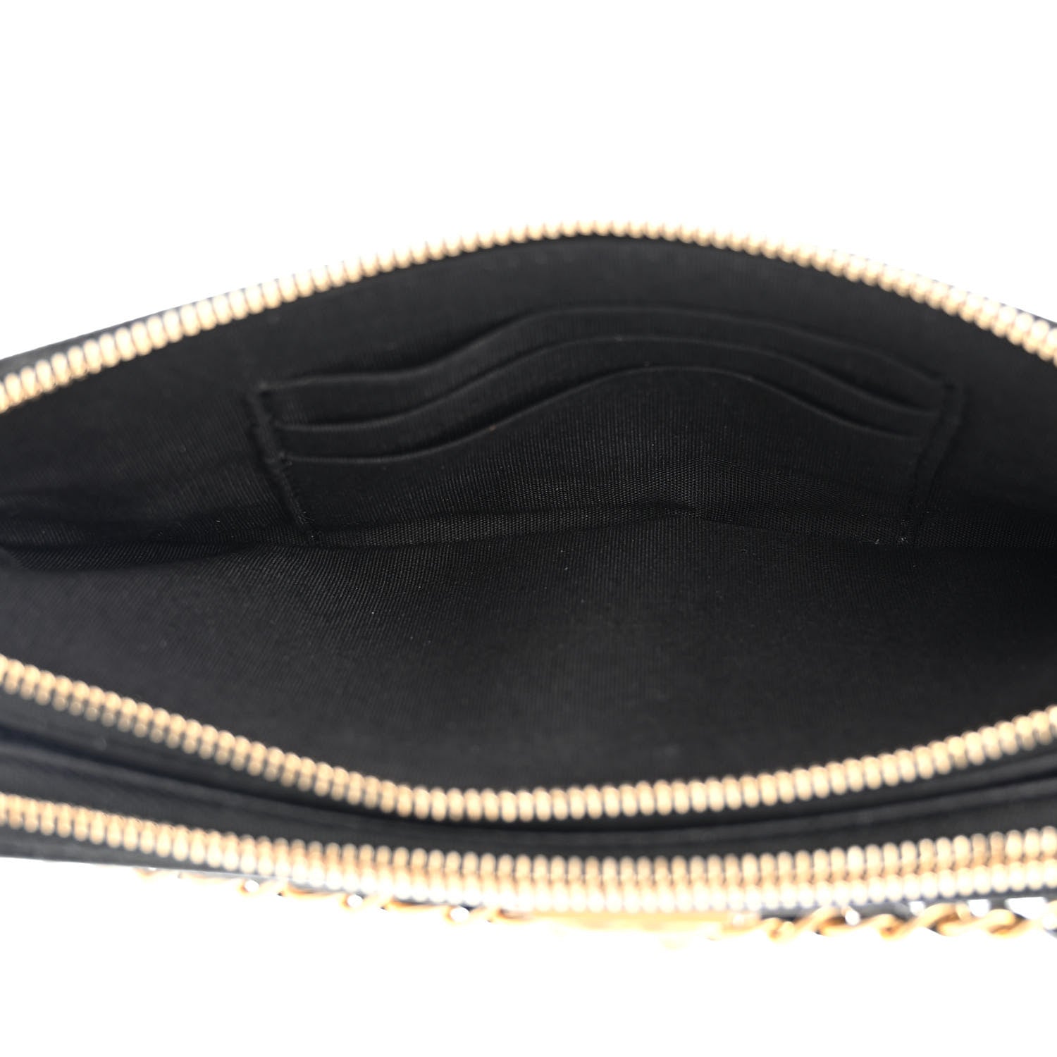 Chanel Caviar Quilted Small Boy Clutch With Chain Black 4 of 14