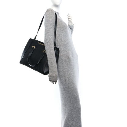 Jimmy Choo Grained Calfskin Large Alfie Tote Black 2 of 10