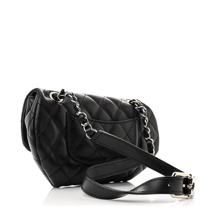 Chanel Calfskin Quilted CC Uniform Flap Belt Bag Black 3 of 10