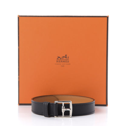 Hermes Chamonix Etriviere Double Tour Bracelet M Black 5 of 5