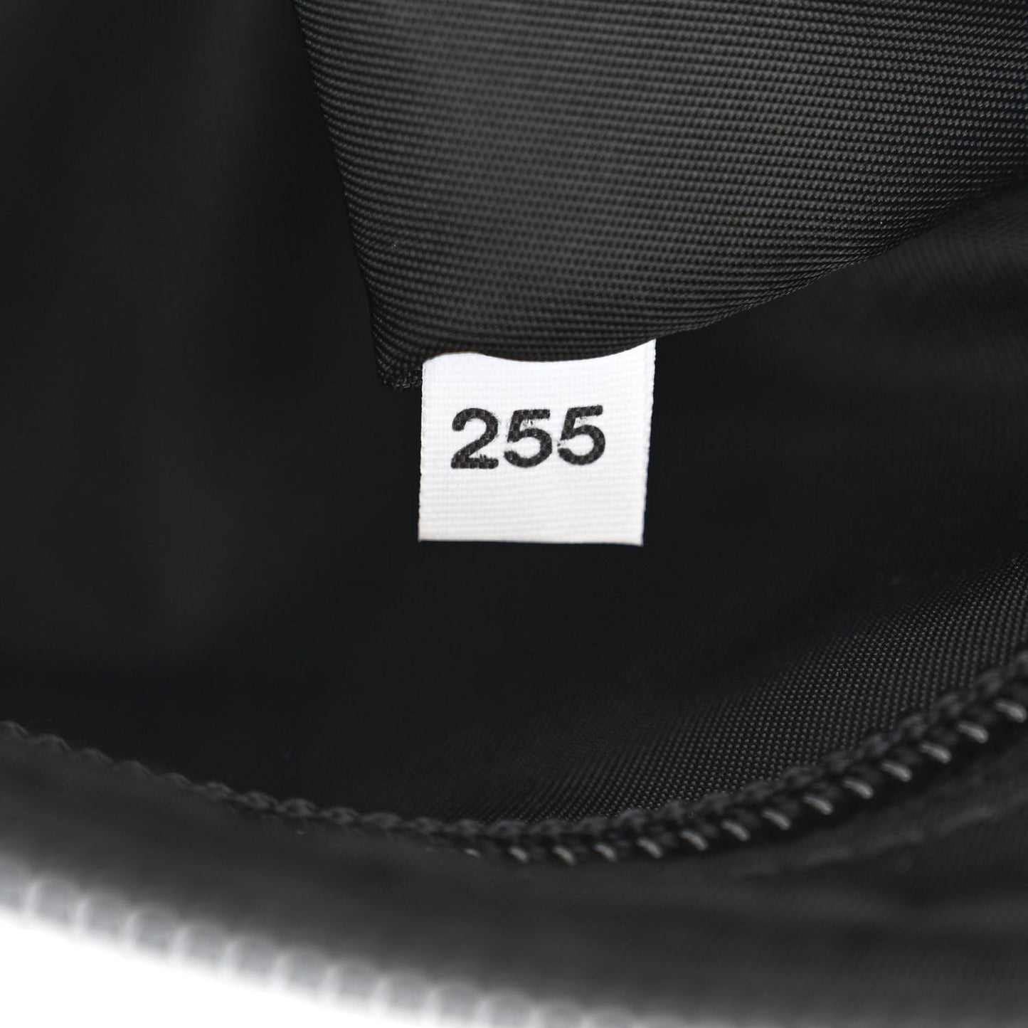 Re-Nylon Saffiano Belt Bag L Black
