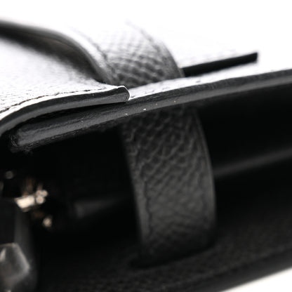 Hermes Epsom Kelly Wallet To Go Black 11 of 12