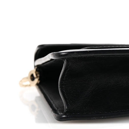 Bulgari Calfskin Serpenti Forever Chain Wallet Black 9 of 10