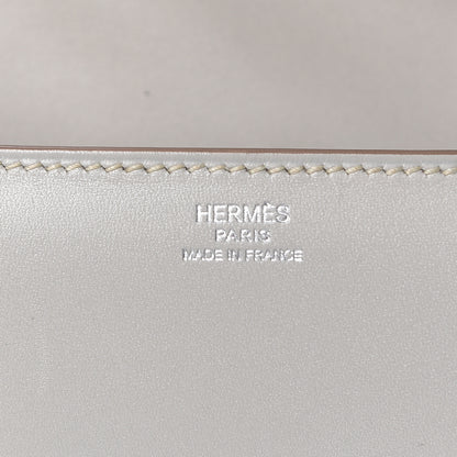 Hermes Tadelakt Egee Clutch Gris Perle 6 of 12
