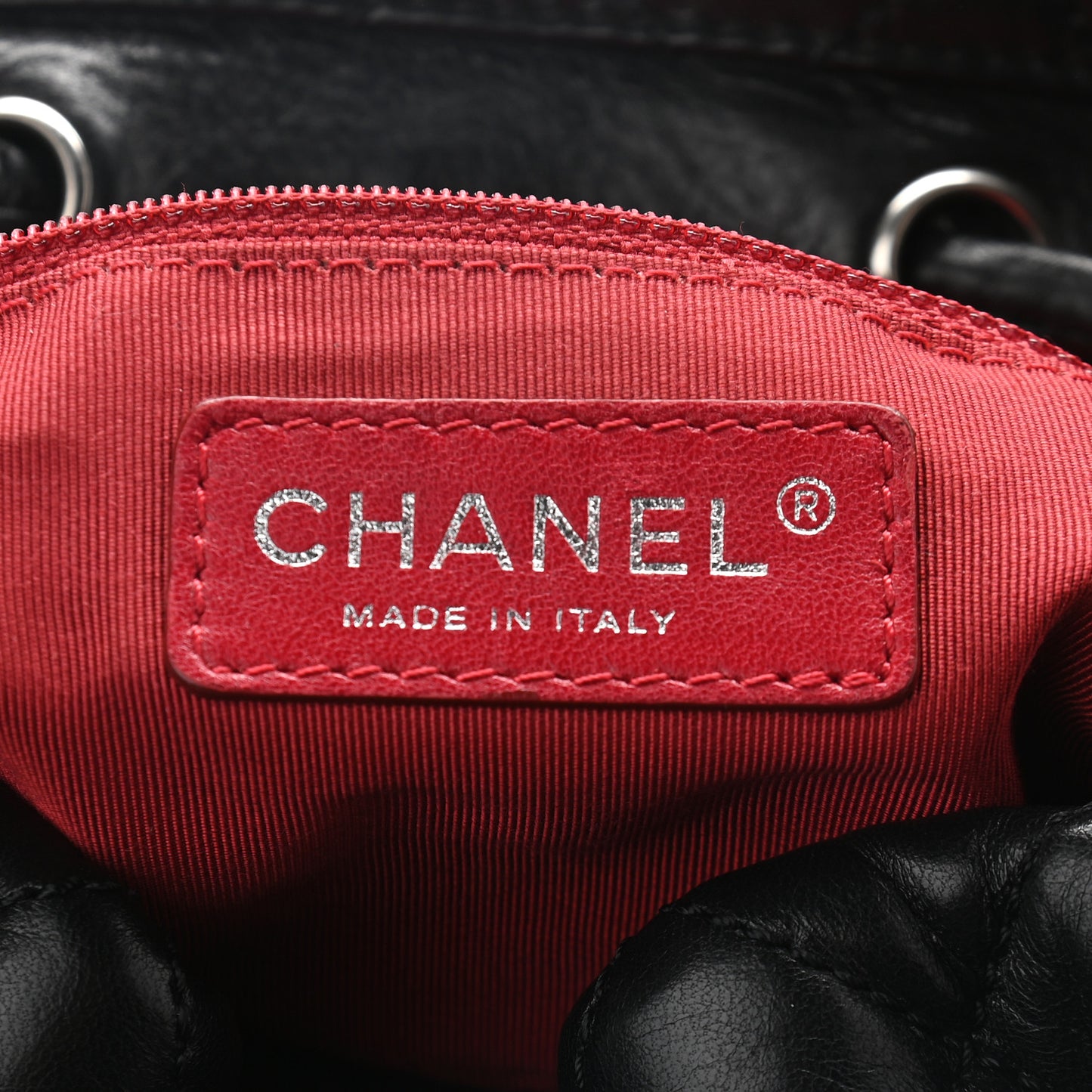 Quilted Beijing Backpack Black