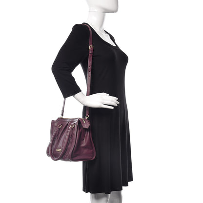 Burberry Grainy Calfskin Pilgrim Satchel 2 of 11