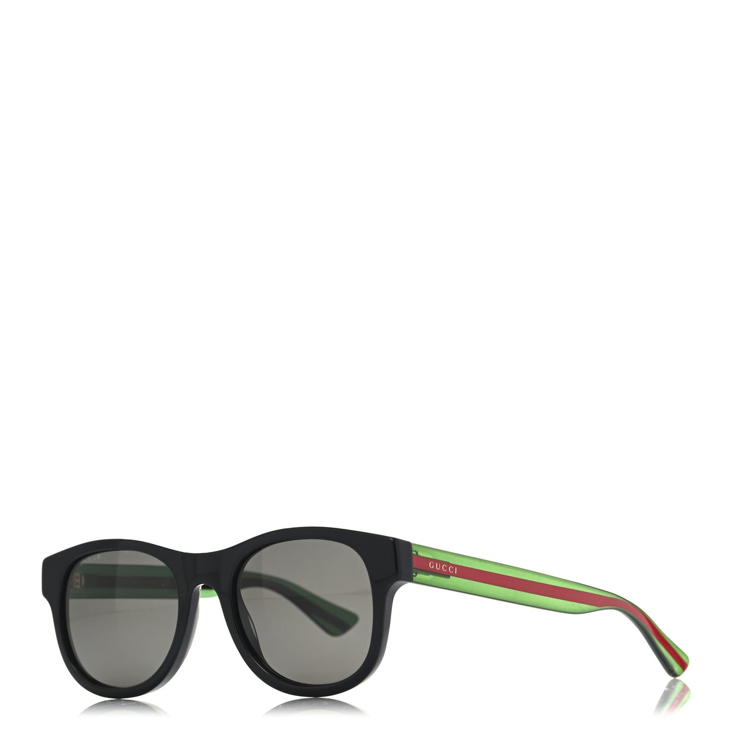 Acetate Web Sunglasses GG 0003S Black Green