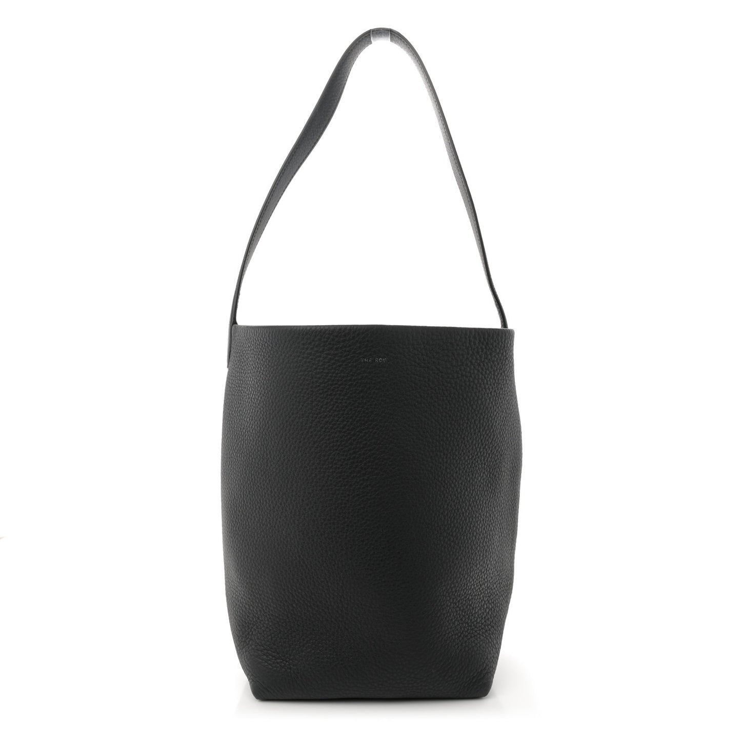 Grained Calfskin Medium N/S Park Tote Black