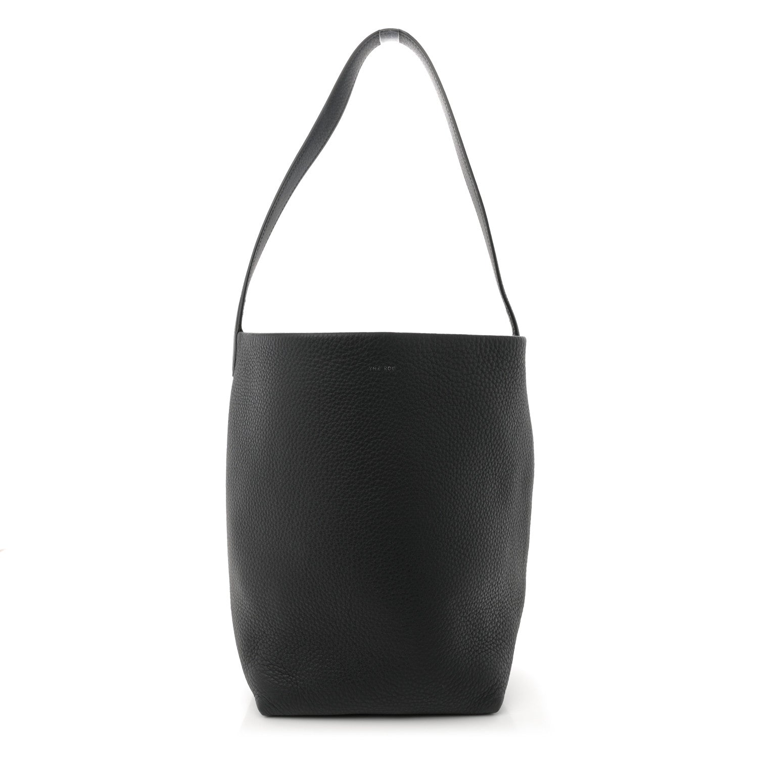 The Row Grained Calfskin Medium N/S Park Tote Black 1 of 11