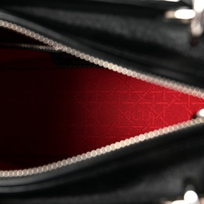 Christian Dior Lambskin Cannage Medium Lady Dior Black 5 of 10