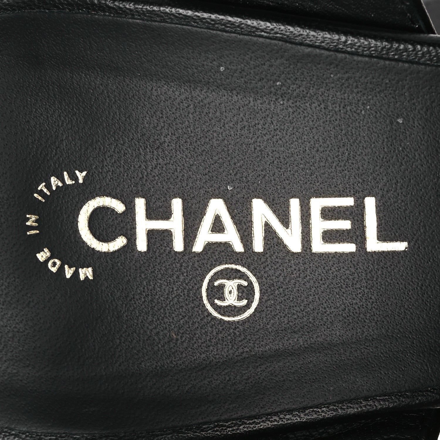 Chanel Lambskin CC Turnlock Sandals 40 Black 9 of 13