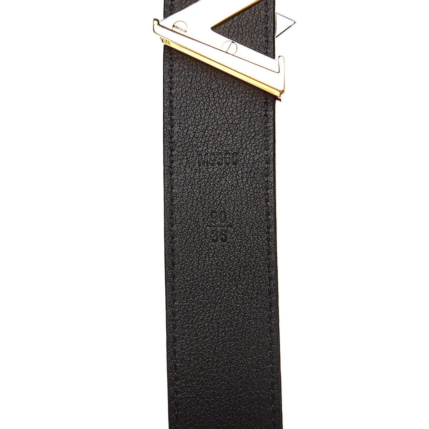 Epi 40mm LV Twist Belt 90 36 Black