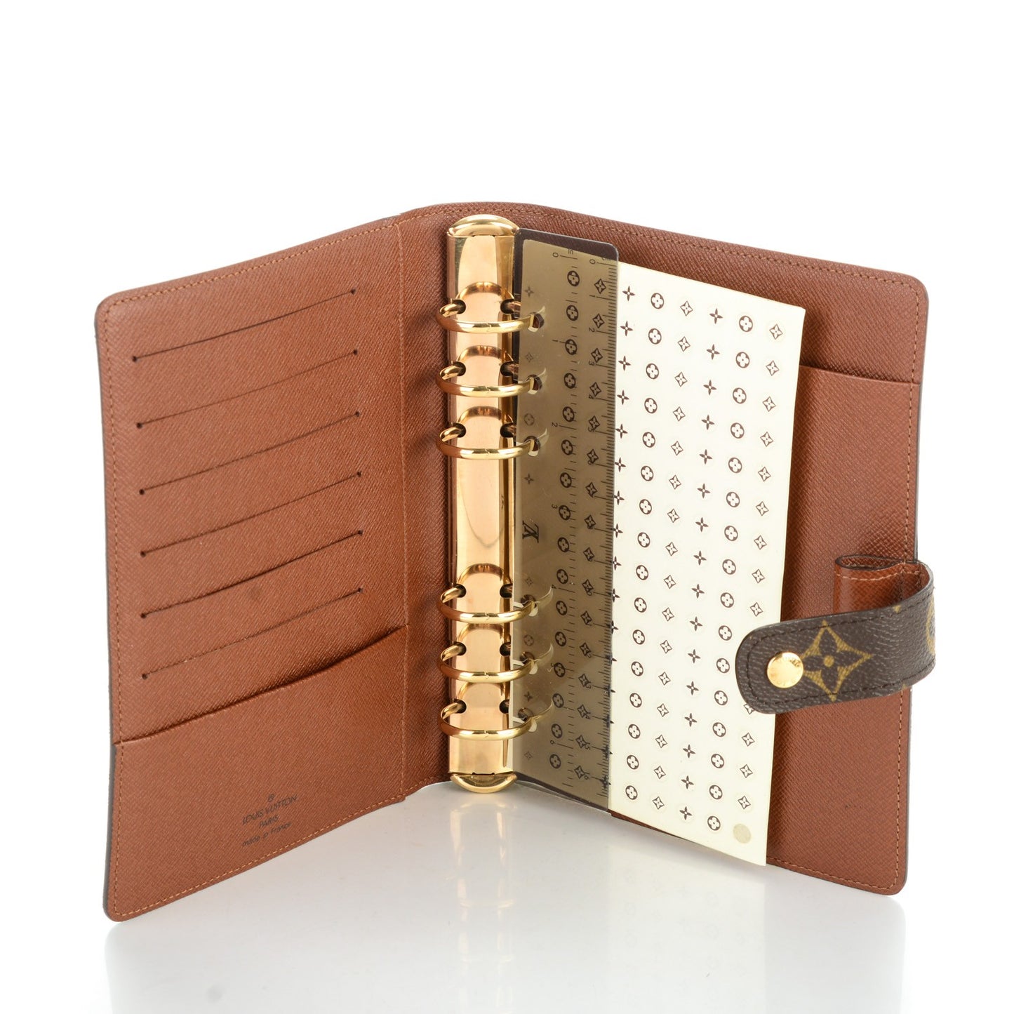 Monogram Medium Ring Agenda Cover