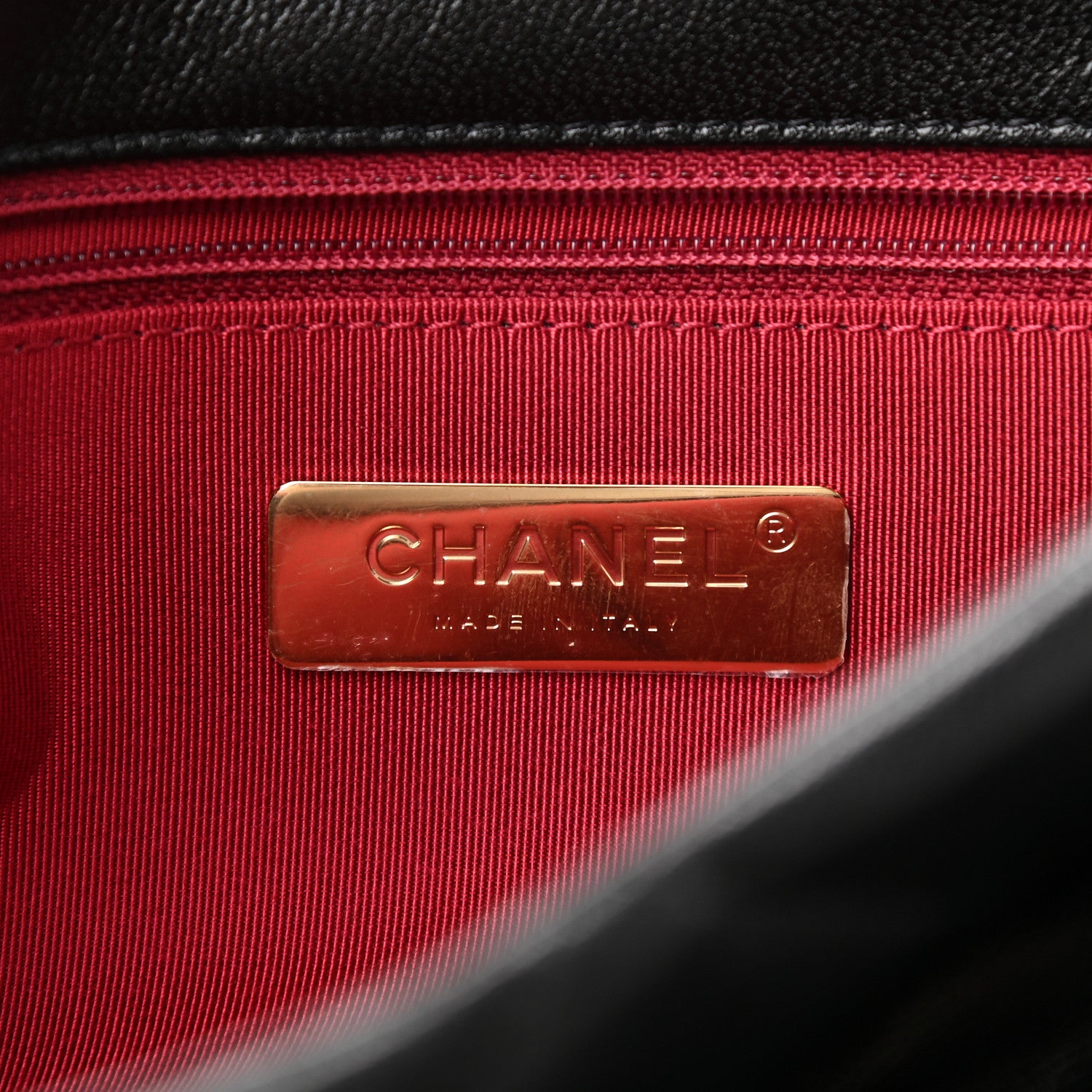 Chanel Goatskin Quilted Large Chanel 19 Flap Black 6 of 9
