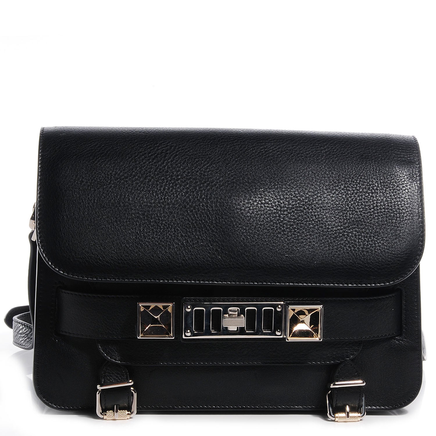 Proenza Schouler Leather PS11 Classic Shoulder Bag Old Matt Black 1 of 10