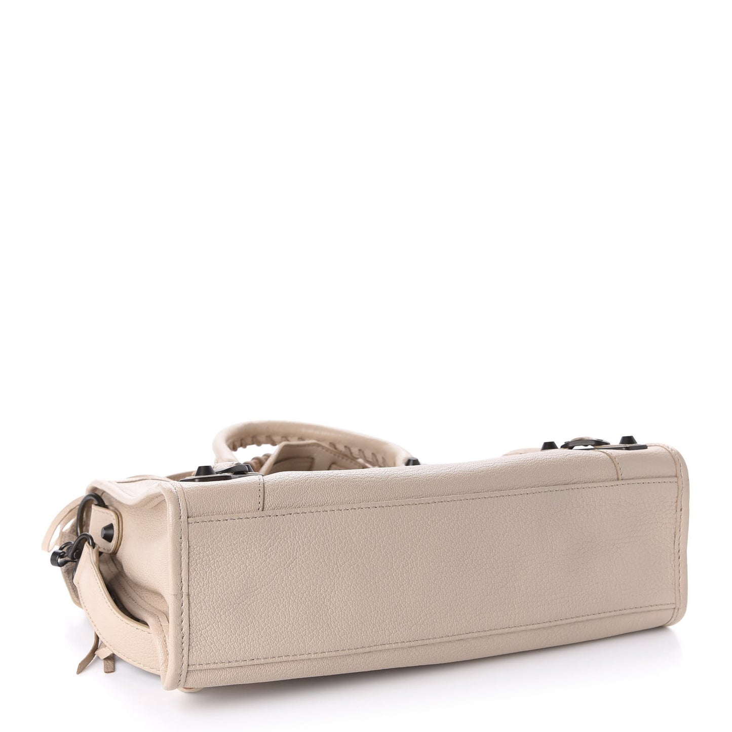 Chevre Classic Hardware Metallic Edge S City Beige Tapioca