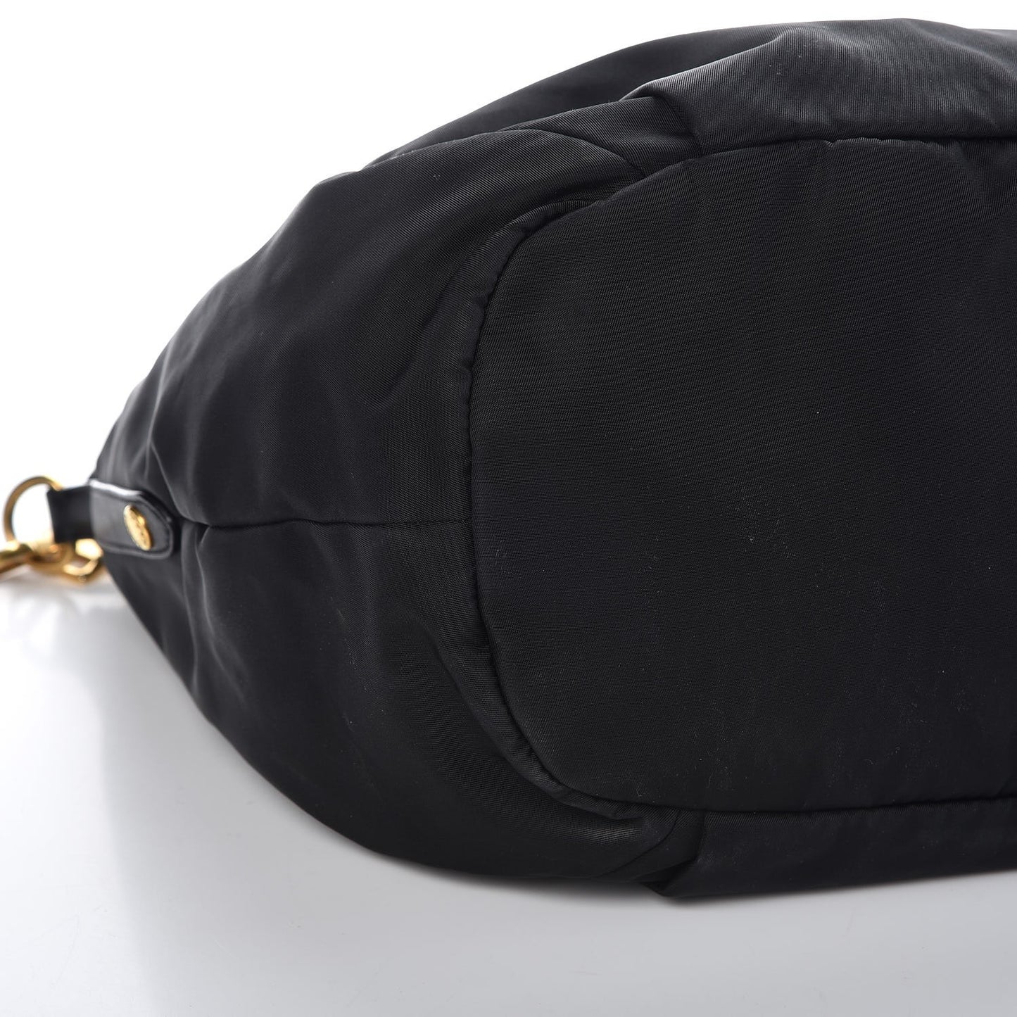 Tessuto Nylon Nappa Shoulder Bag Black