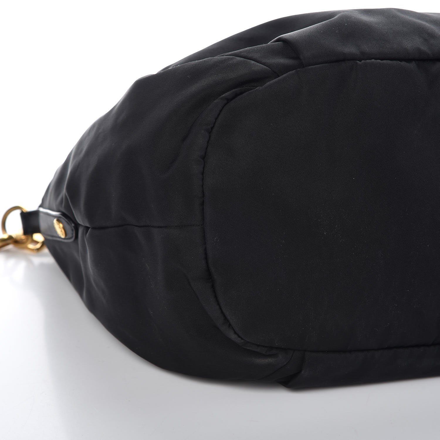 Prada Tessuto Nylon Nappa Shoulder Bag Black 11 of 12